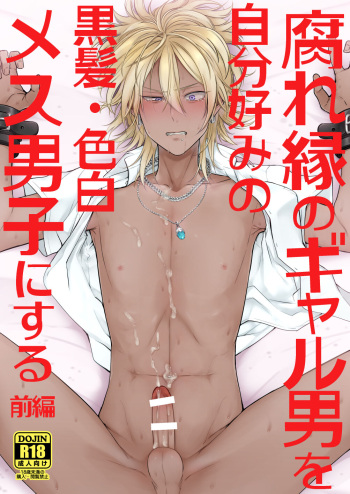 Kusareen no gyaruotoko o jibun gonomi no kurokami irojiro mesu danshi ni suru cover