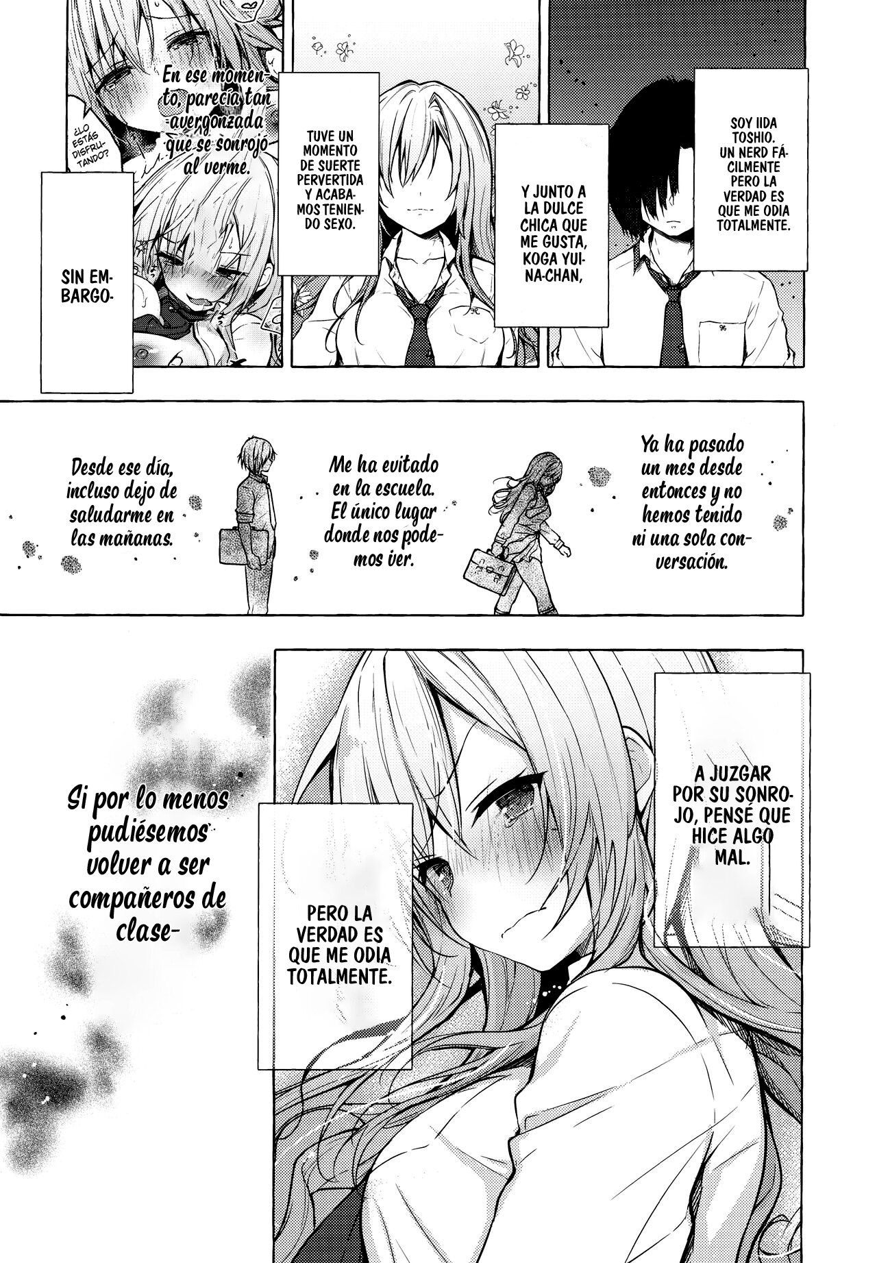Gal Yuina-chan to Ecchi 2 -Kataomoi no Kanojo ga Boku ni Sekimen!?- | Sexo con la gal yuina-chan 2 page 4 full