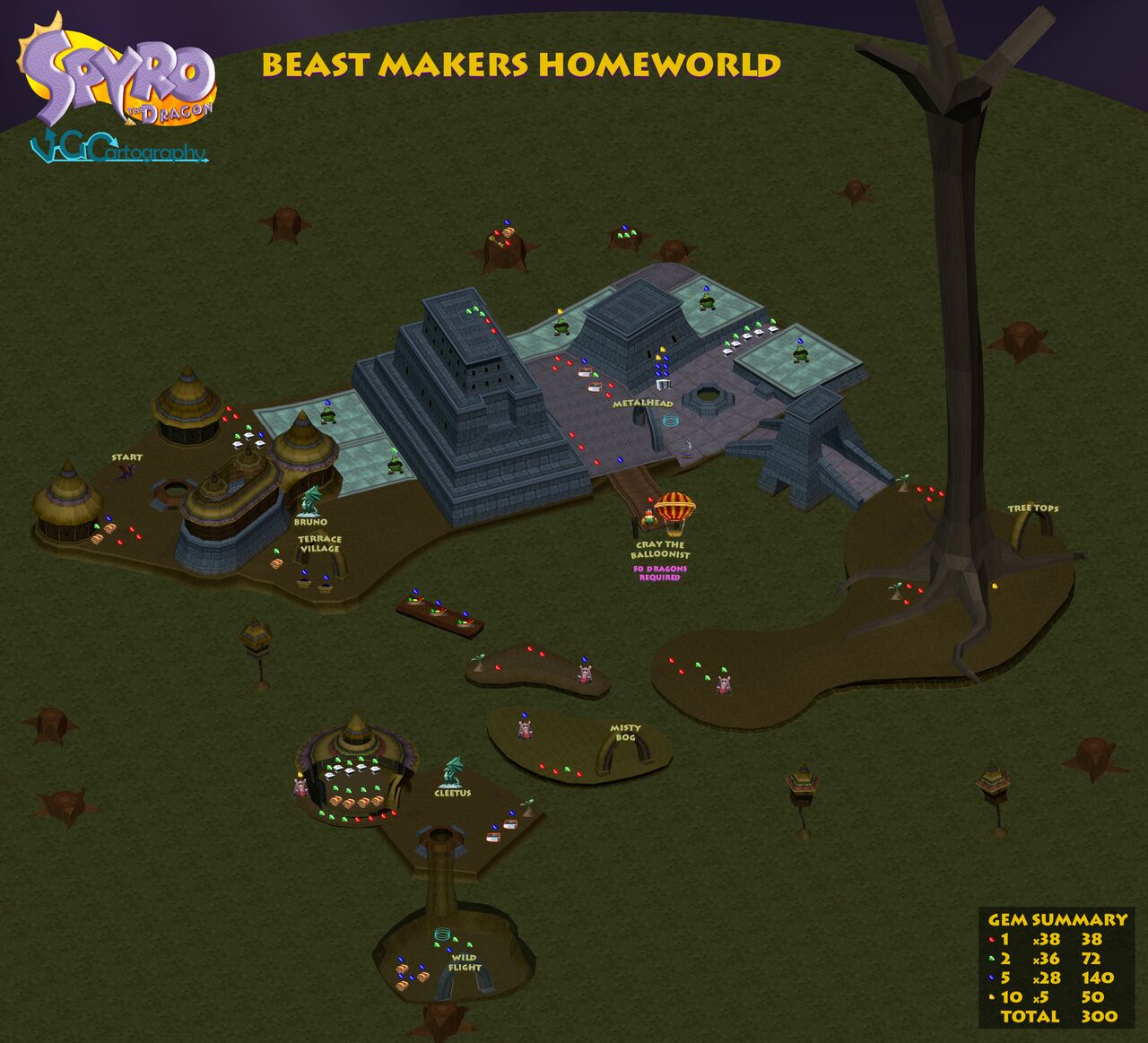 Spyro Isometric Maps page 4 full