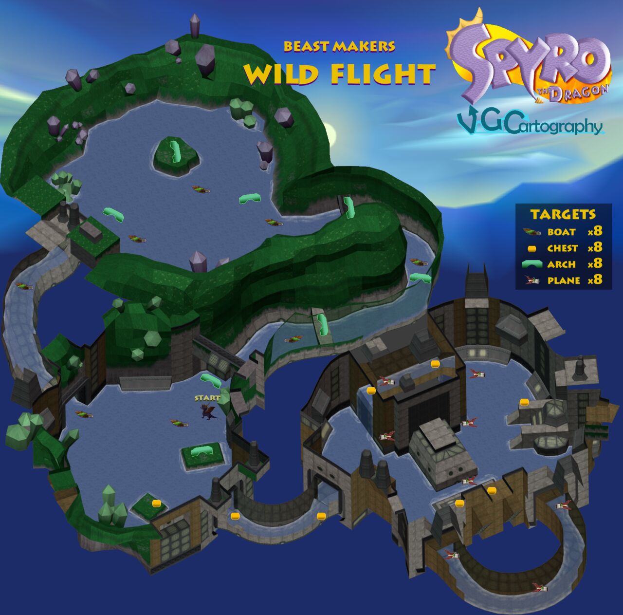Spyro Isometric Maps page 8 full
