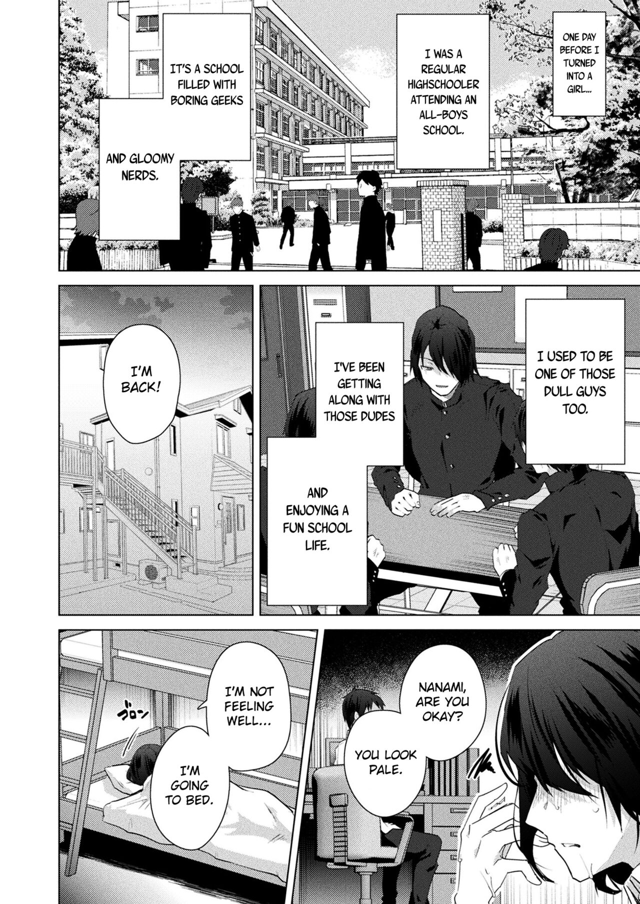 Nyotaika Pandemic!! ~Danshikou Hen~ | Gender Bender Pandemic!! ~All-Boys School Edition~ page 2 full