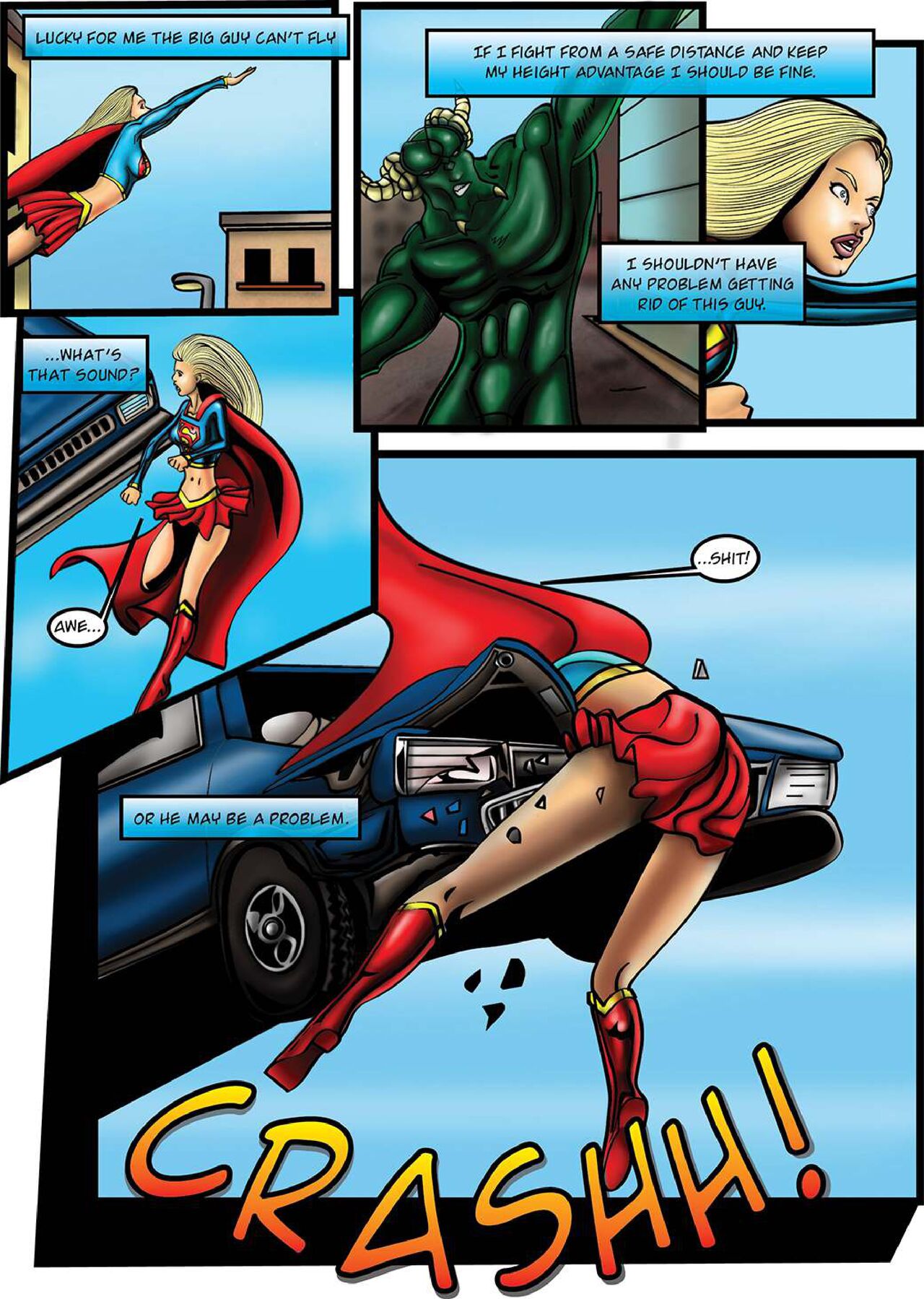 Supergirl: Issue #1 - Demonic Bloodsport Part 1 page 10 full