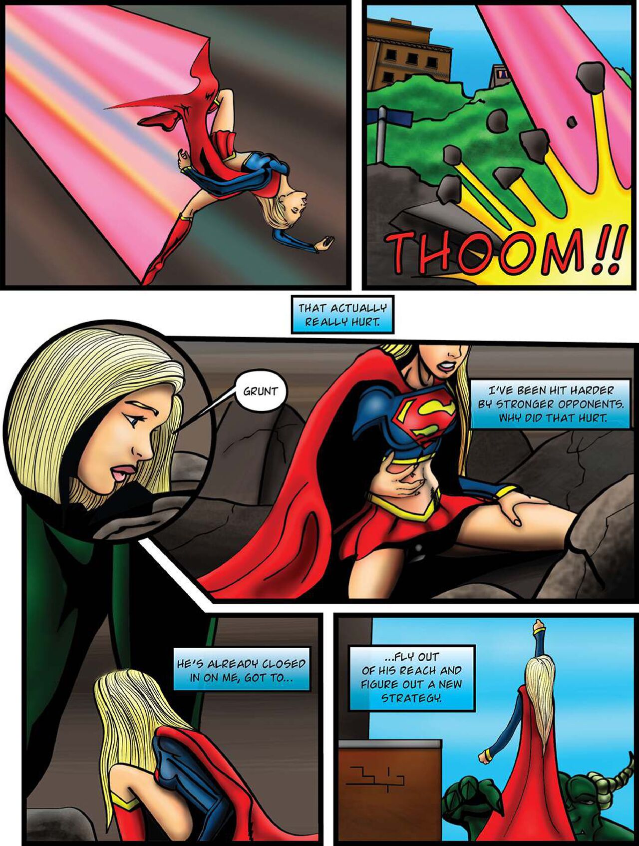 Supergirl: Issue #1 - Demonic Bloodsport Part 1 page 9 full