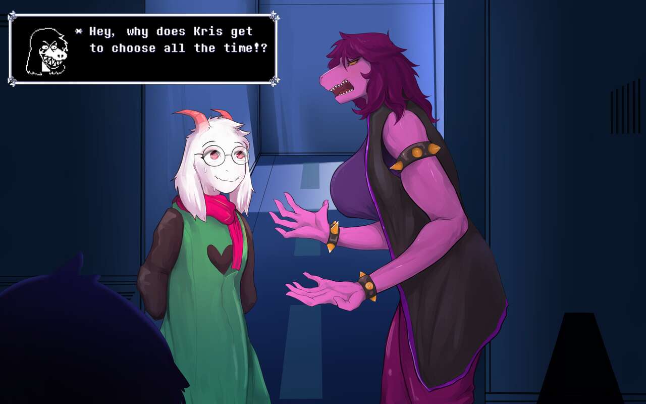 Susie x Ralsei by Kakhao page 1 full
