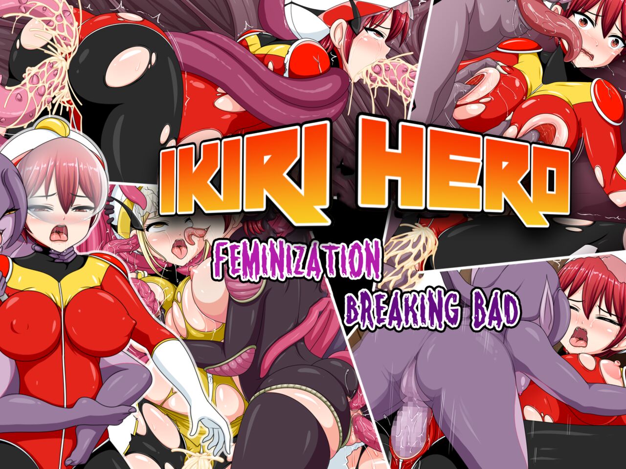 Ikiri Hero Nyotaika Akuochi | Ikiri Hero Feminization Breaking Bad page 1 full