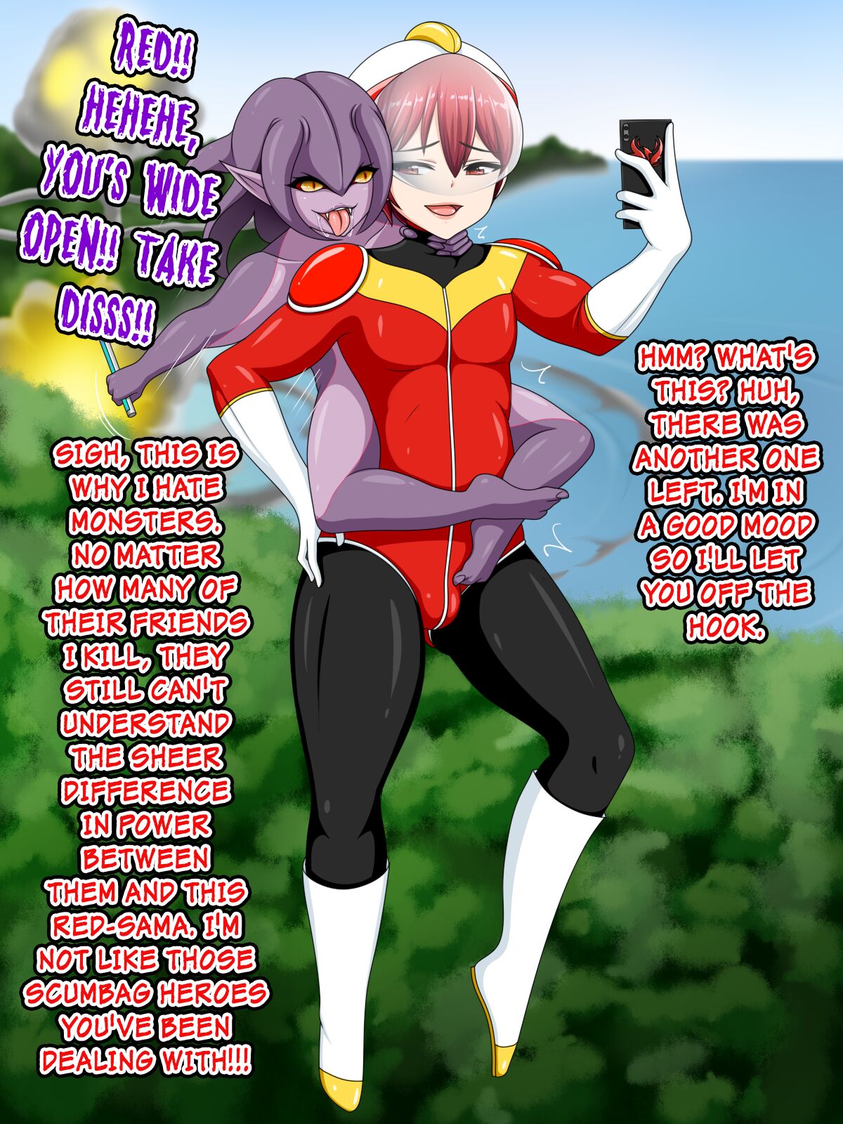 Ikiri Hero Nyotaika Akuochi | Ikiri Hero Feminization Breaking Bad page 4 full