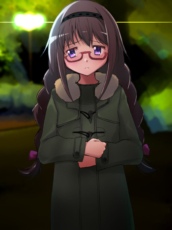 Pervert Homura-chan / Glasses Homura cover