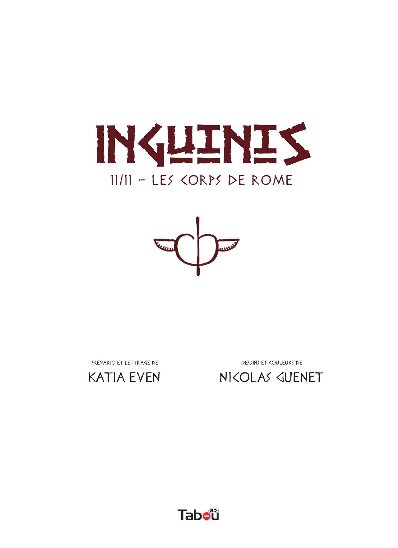 Inguinis: Bodies of Rome - Katia Even &amp; Nicolas Guenet - ENG page 3 full