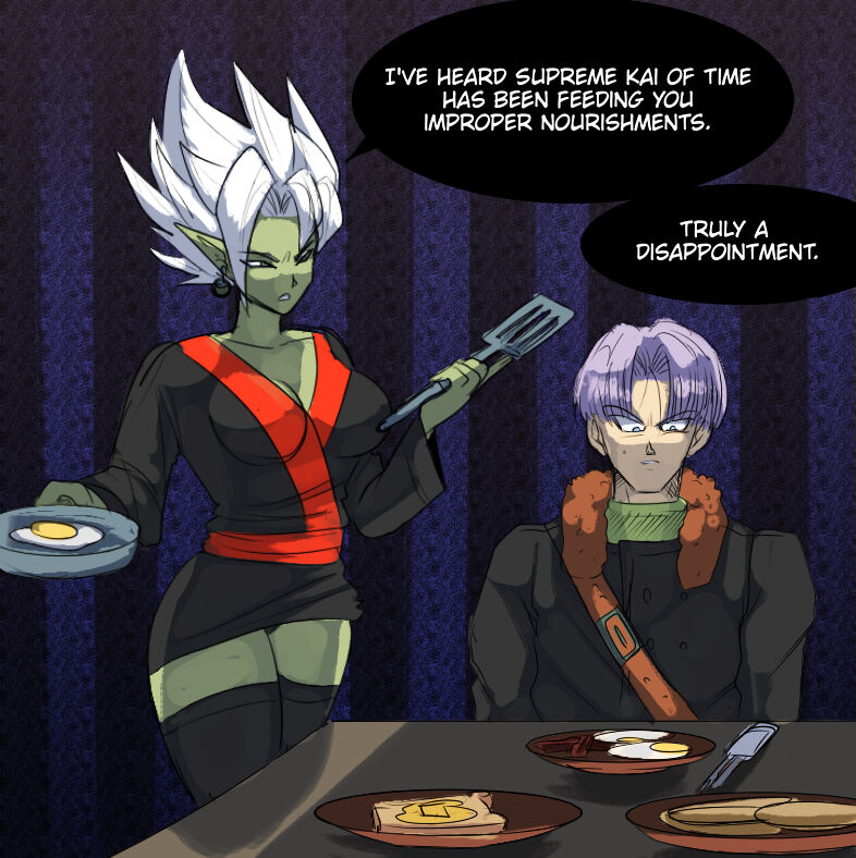 Amend: Time Patrol Trunks X Fem Zamasu page 10 full