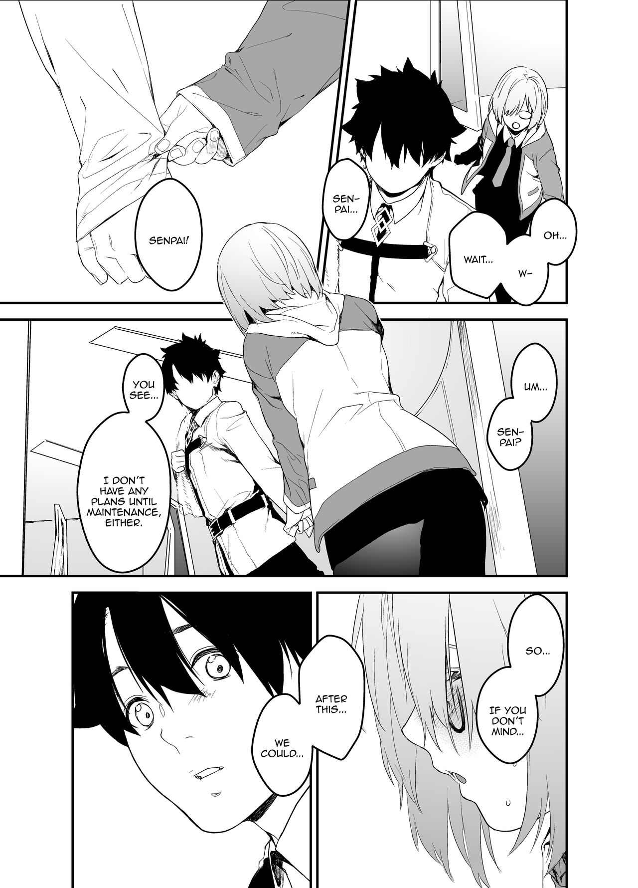 Maintenance de Senpai ga Neteiru Aida ni | While Senpai Is Asleep During Maintenance page 5 full