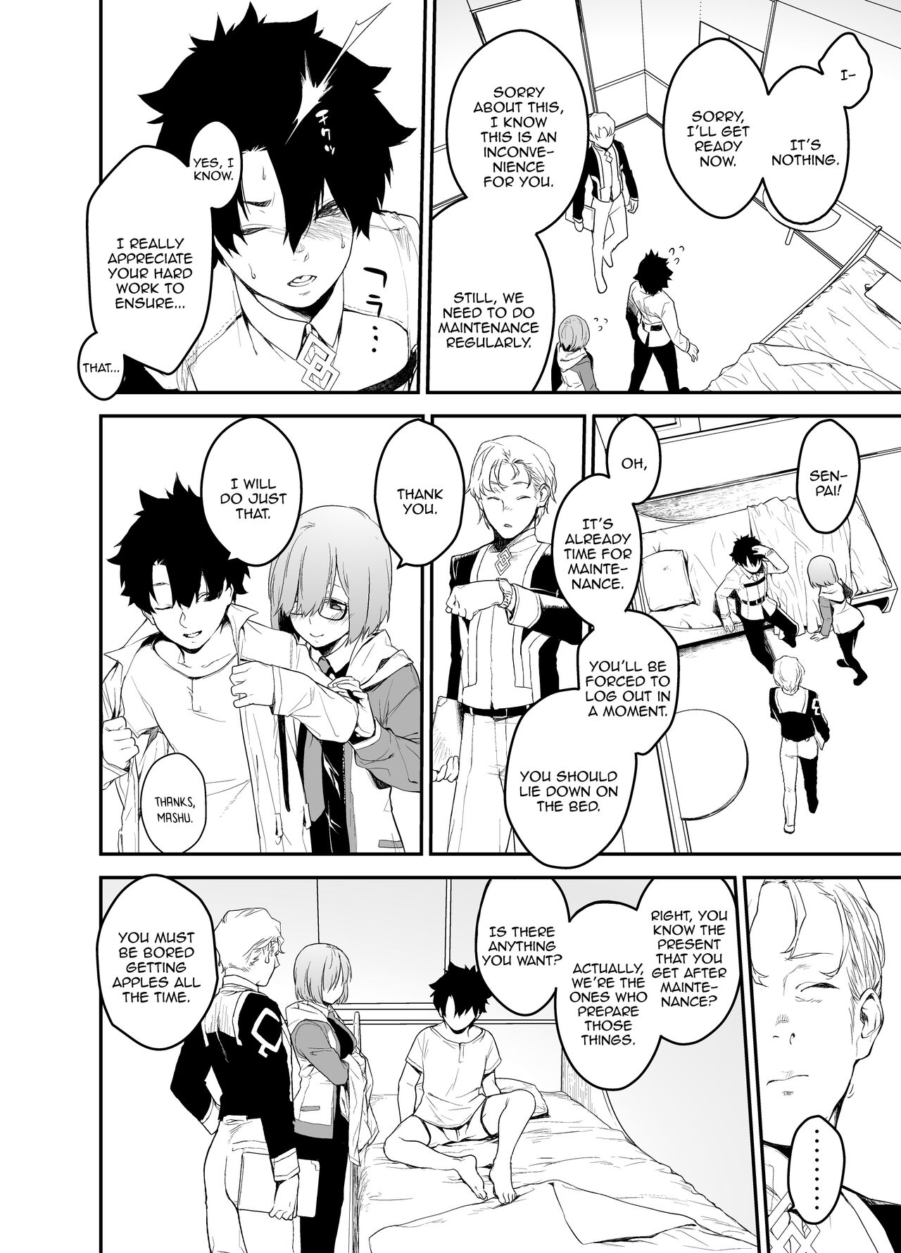 Maintenance de Senpai ga Neteiru Aida ni | While Senpai Is Asleep During Maintenance page 8 full