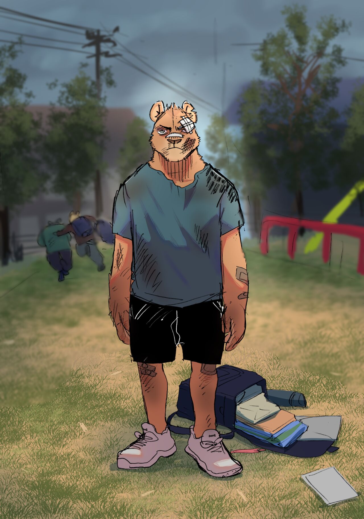 Bear Hug Battle  - YoungSoul's Story page 2 full