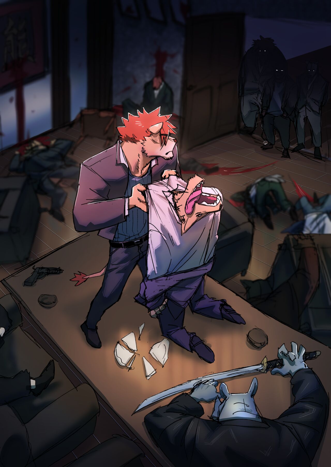 Bear Hug Battle  - YoungSoul's Story page 3 full