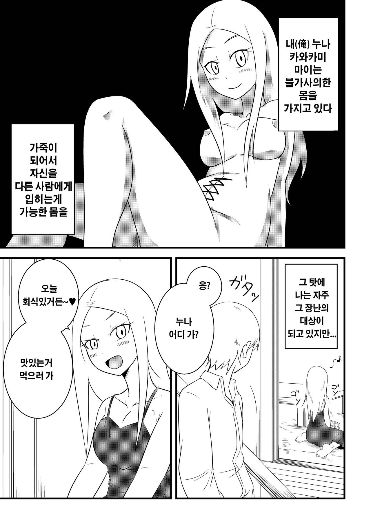 Ane no Kawa o Kite TS Suru Hon | 누나의 가죽을 입고 TS하는 책 page 7 full