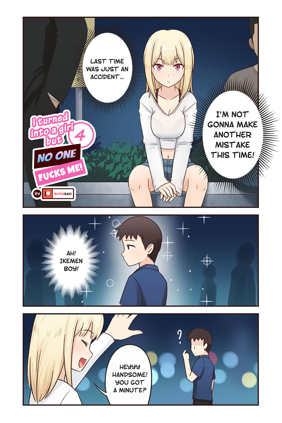 I turned into a girl but NO ONE fucks me #4 page 1 full