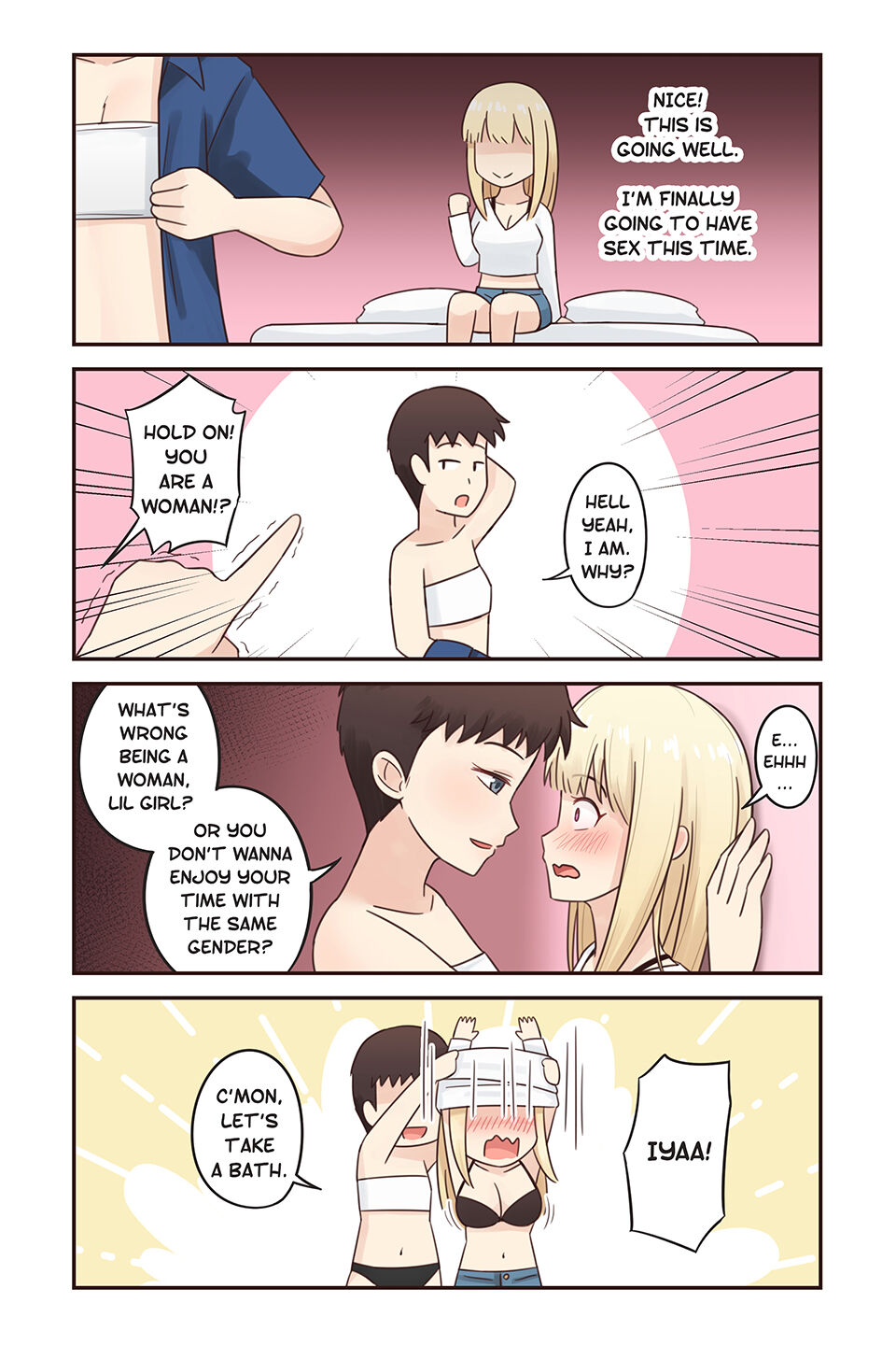 I turned into a girl but NO ONE fucks me #4 page 2 full