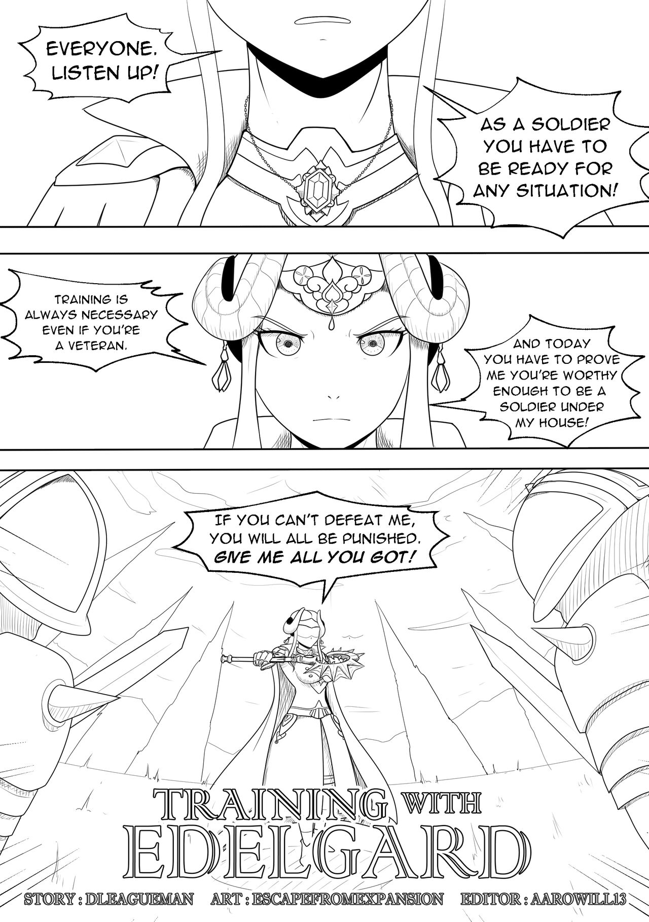 Training with Edelgard page 1 full