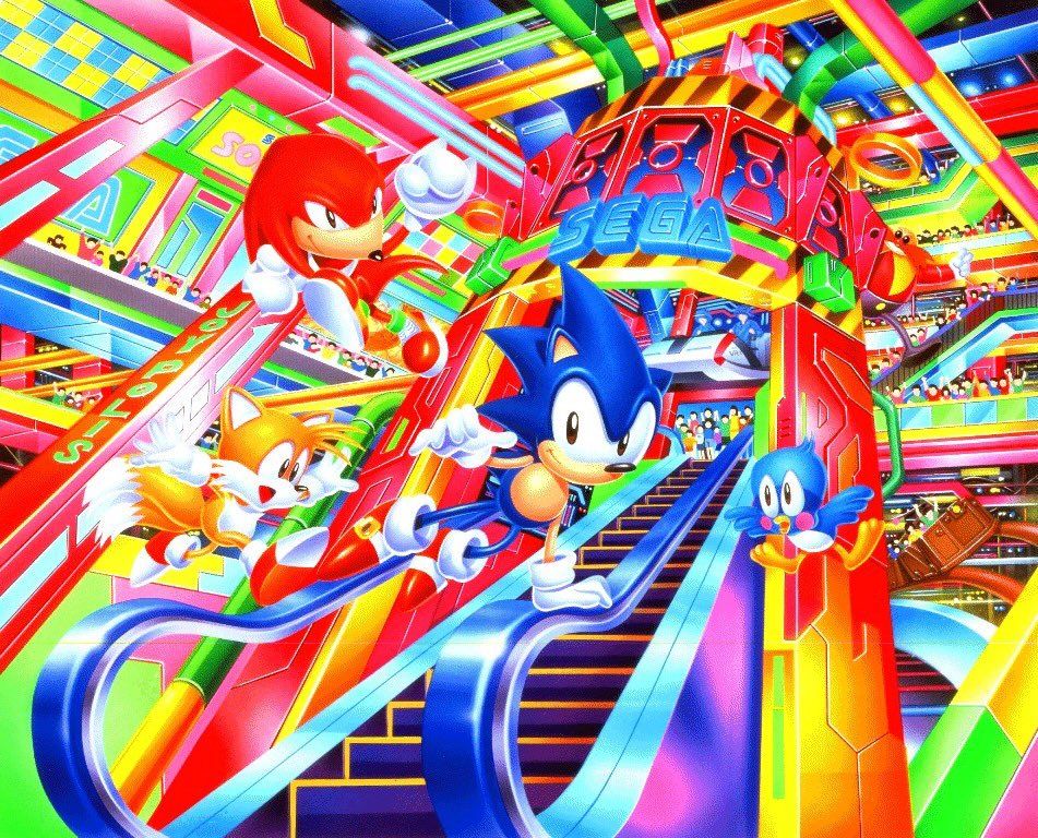 Classic Sonic Official Art page 1 full