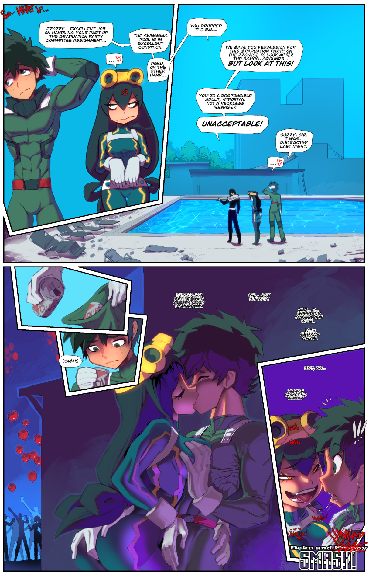 -   Deku and Himiko Smashed page 1 full