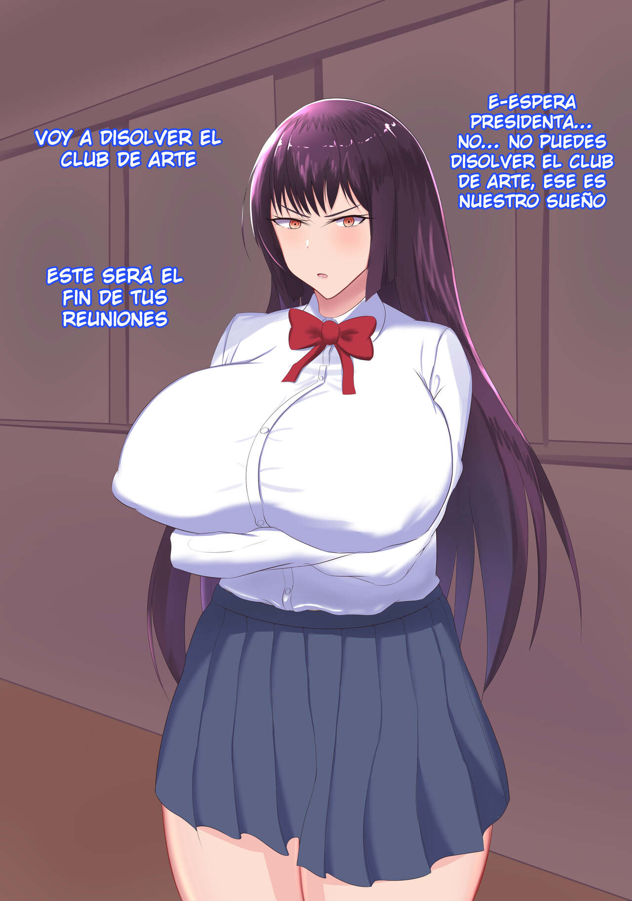 Art Session with Bunny Girl Art Club President page 6 full