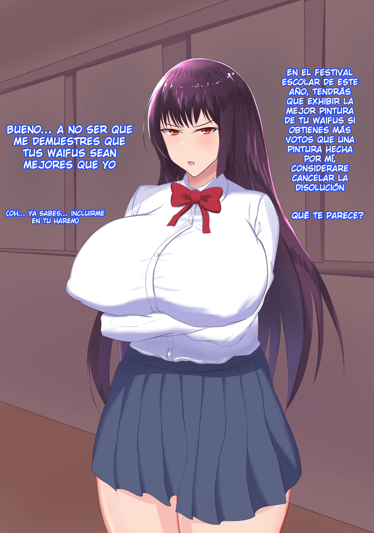 Art Session with Bunny Girl Art Club President page 7 full