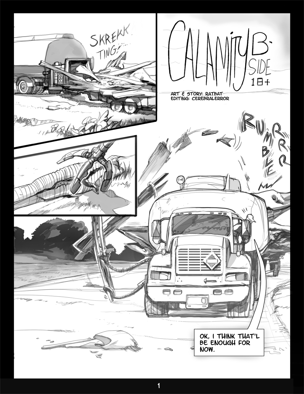 Calamity B-Side page 1 full