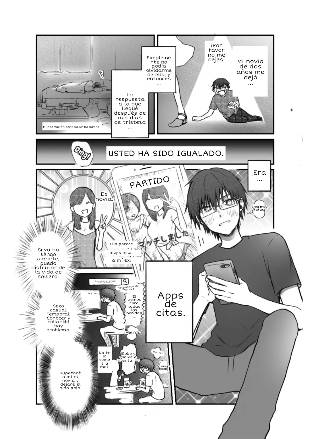 Matching shita Otokonoko Bitch ni M Kaika saserareta Nonke Zeme page 2 full