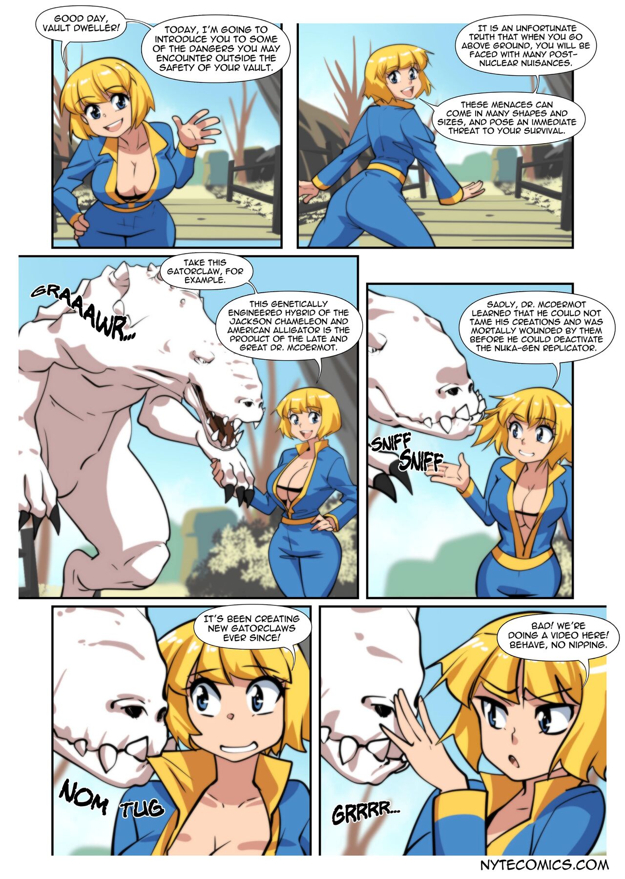 Vault Girl's lesson Guide #1 page 3 full