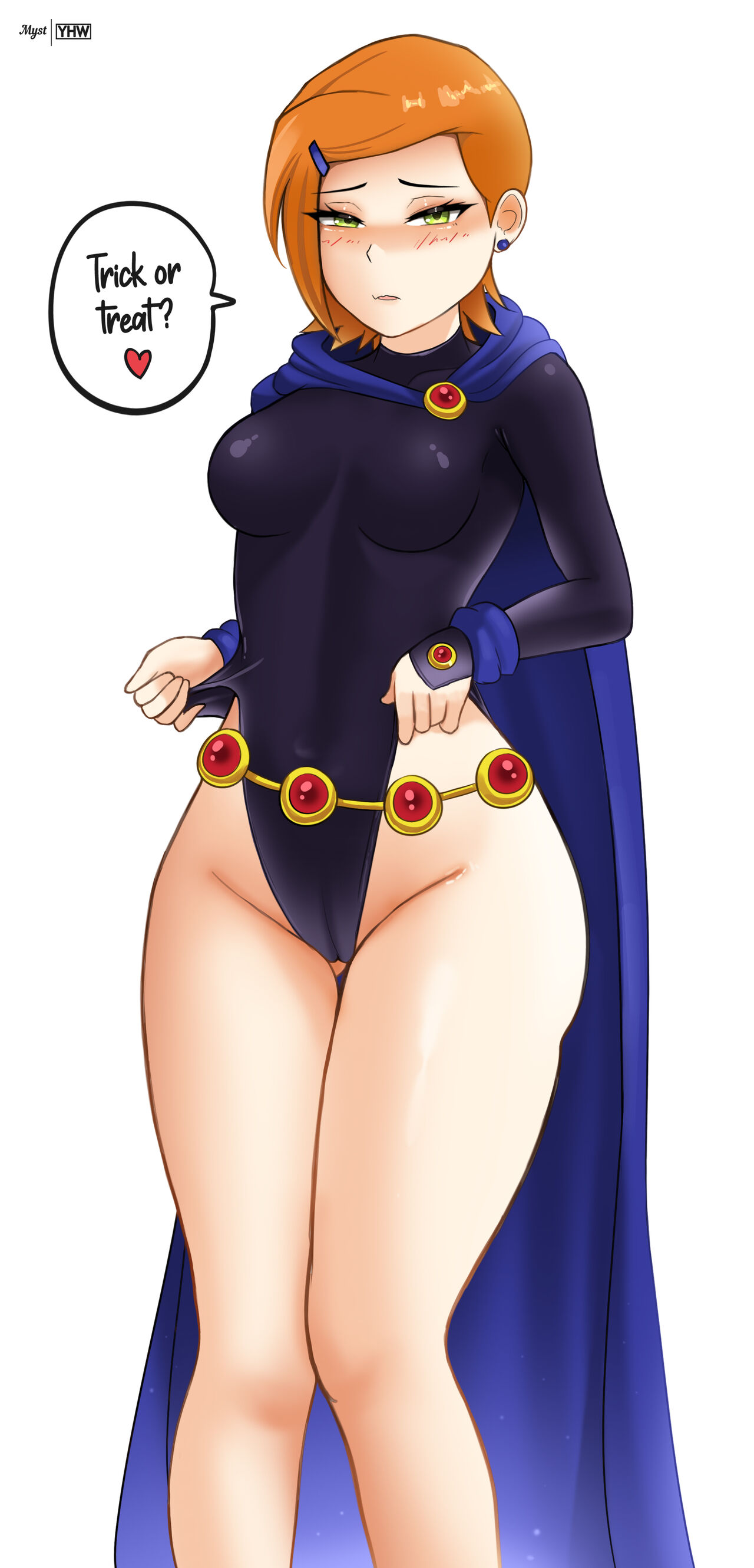 Gwen Tennyson Wearing Raven's Outfit page 2 full