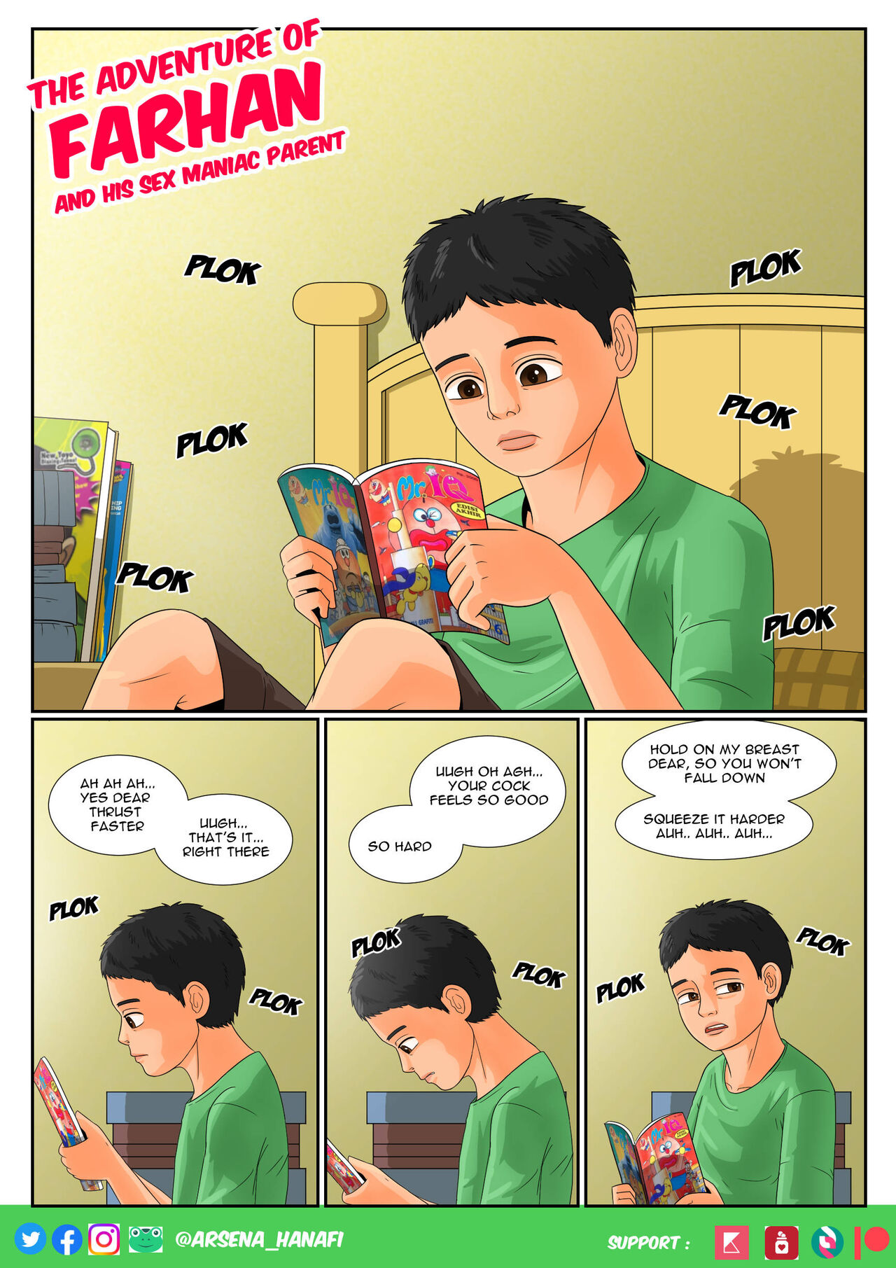 The Adventure of Farhan And His Sex Maniac Parent #5 page 1 full