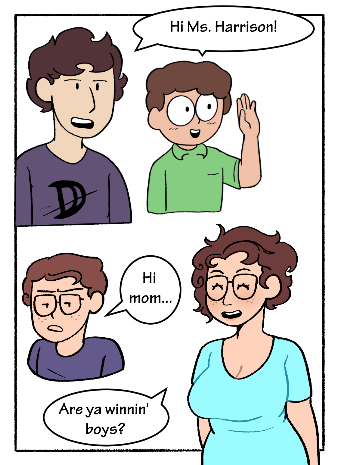 Mom! Don't Interrupt Our DnD Campaign! page 4 full