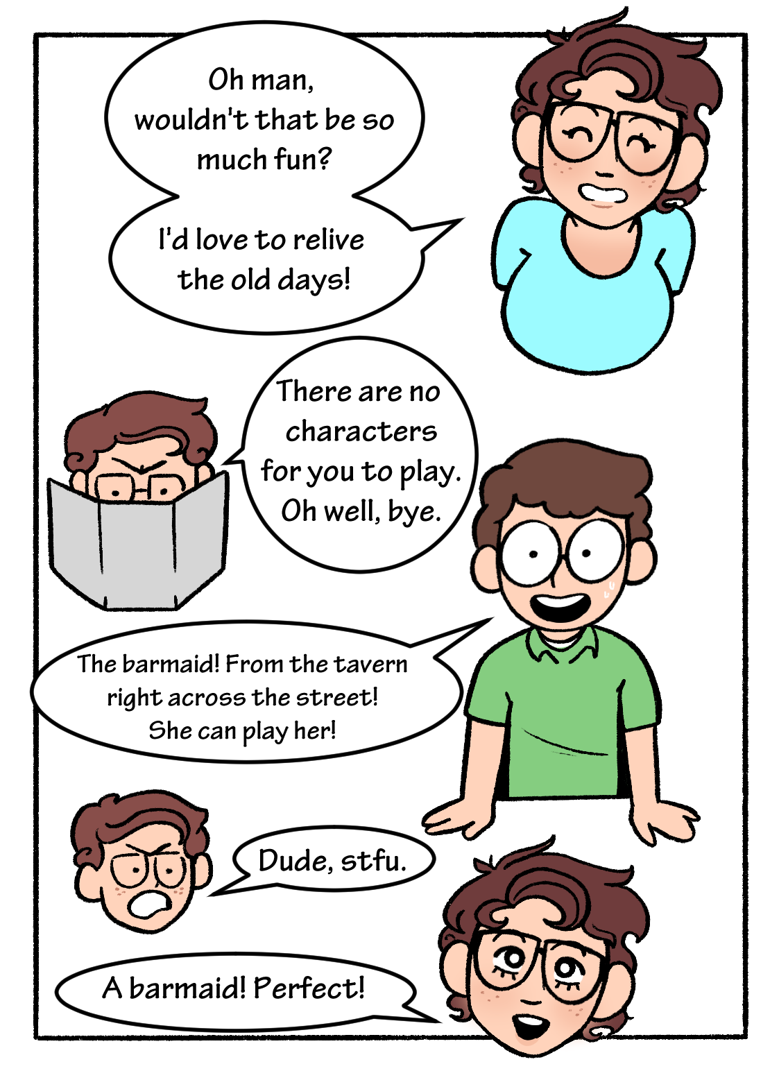 Mom! Don't Interrupt Our DnD Campaign! page 6 full