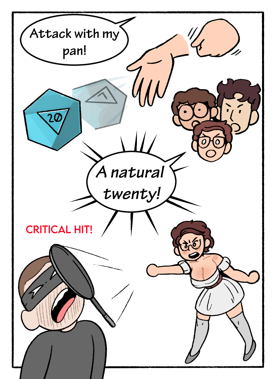 Mom! Don't Interrupt Our DnD Campaign! page 8 full