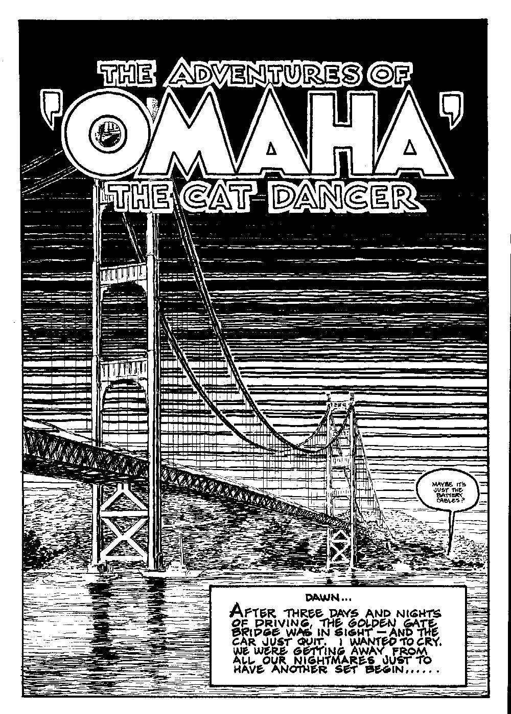Omaha: The Cat Dancer #01 page 3 full