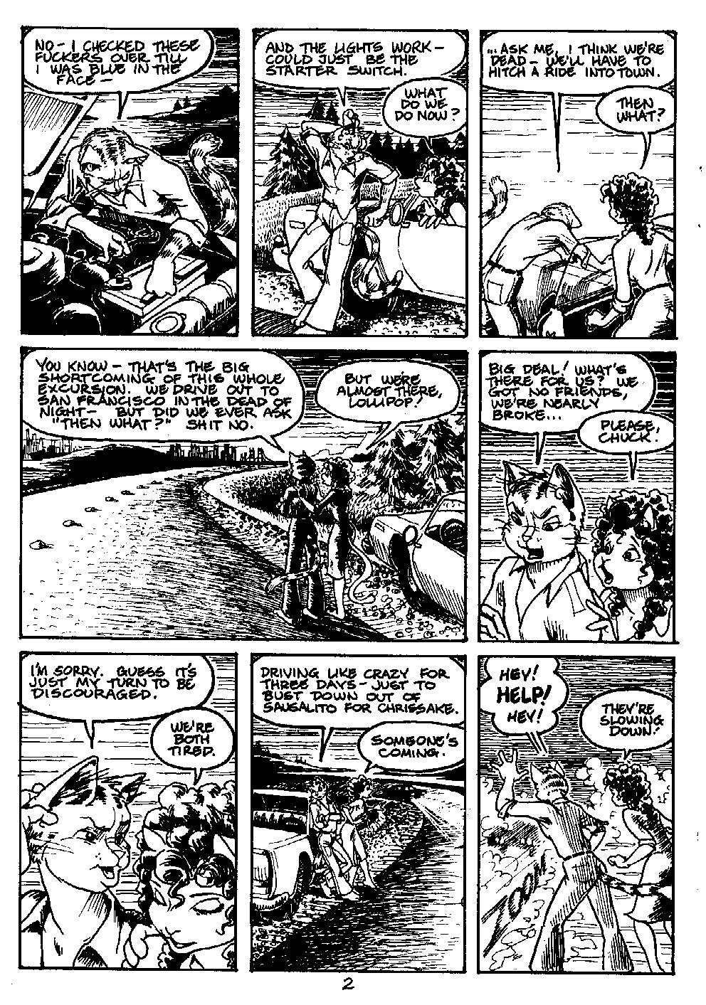 Omaha: The Cat Dancer #01 page 4 full