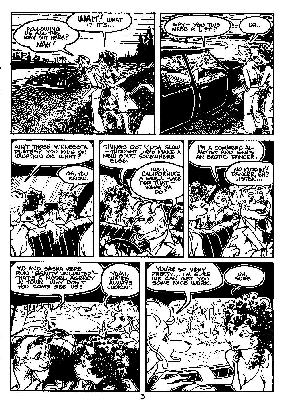 Omaha: The Cat Dancer #01 page 5 full