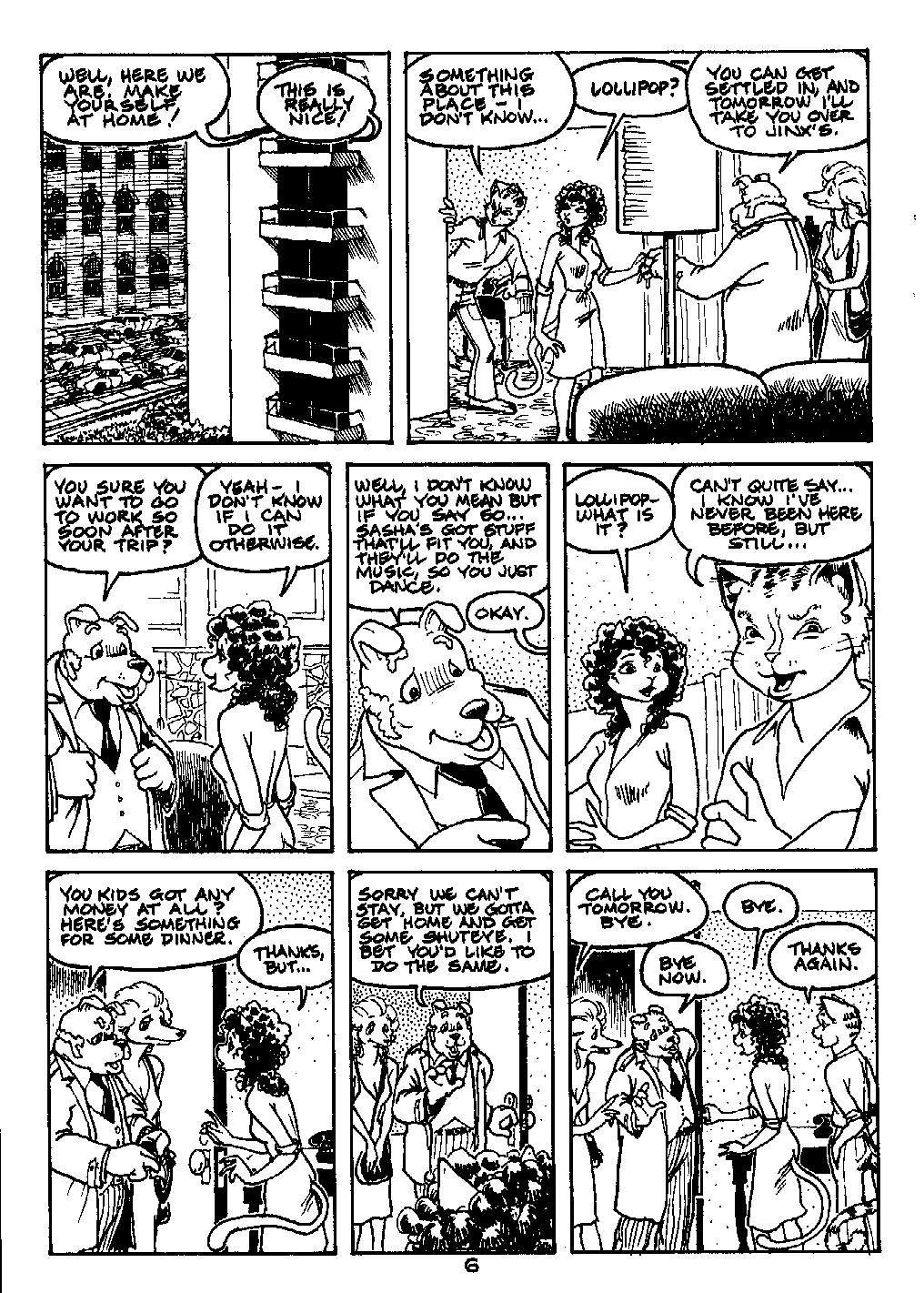 Omaha: The Cat Dancer #01 page 8 full