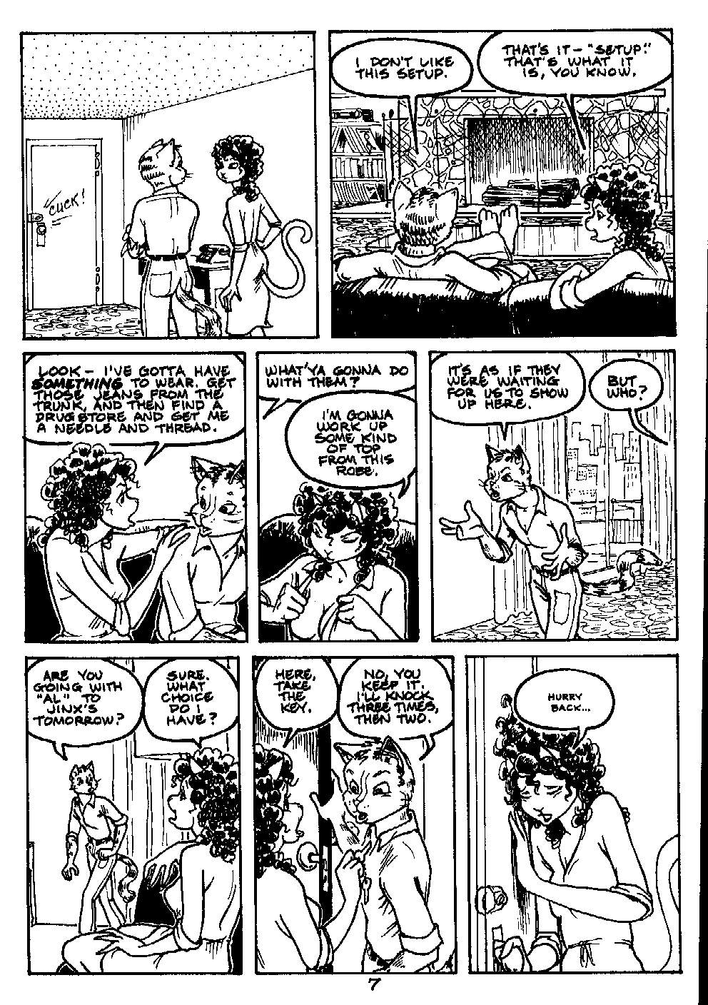 Omaha: The Cat Dancer #01 page 9 full
