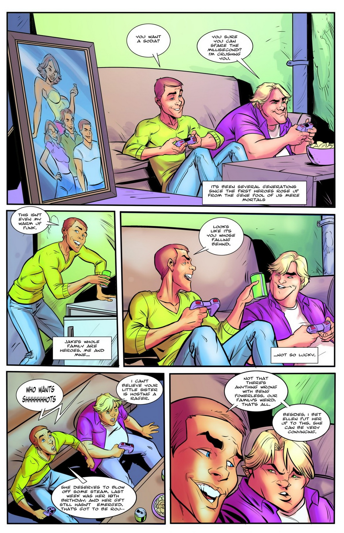 BotComics - In the Shadow of Heroes page 3 full