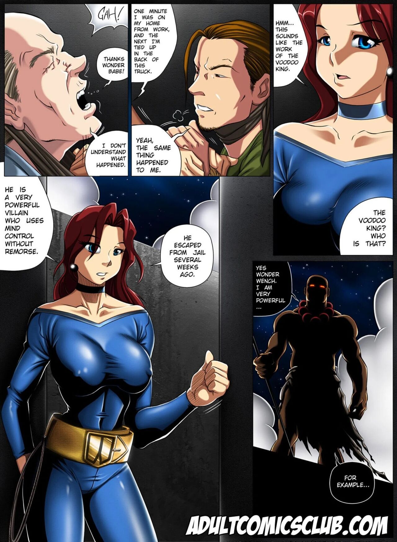 Wonderbabe VS VoodooKing 1  - english page 3 full