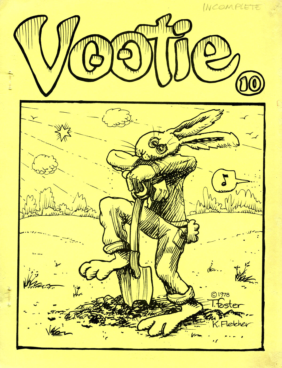 Vootie Vol. 10 Publisher Proof Edition page 1 full