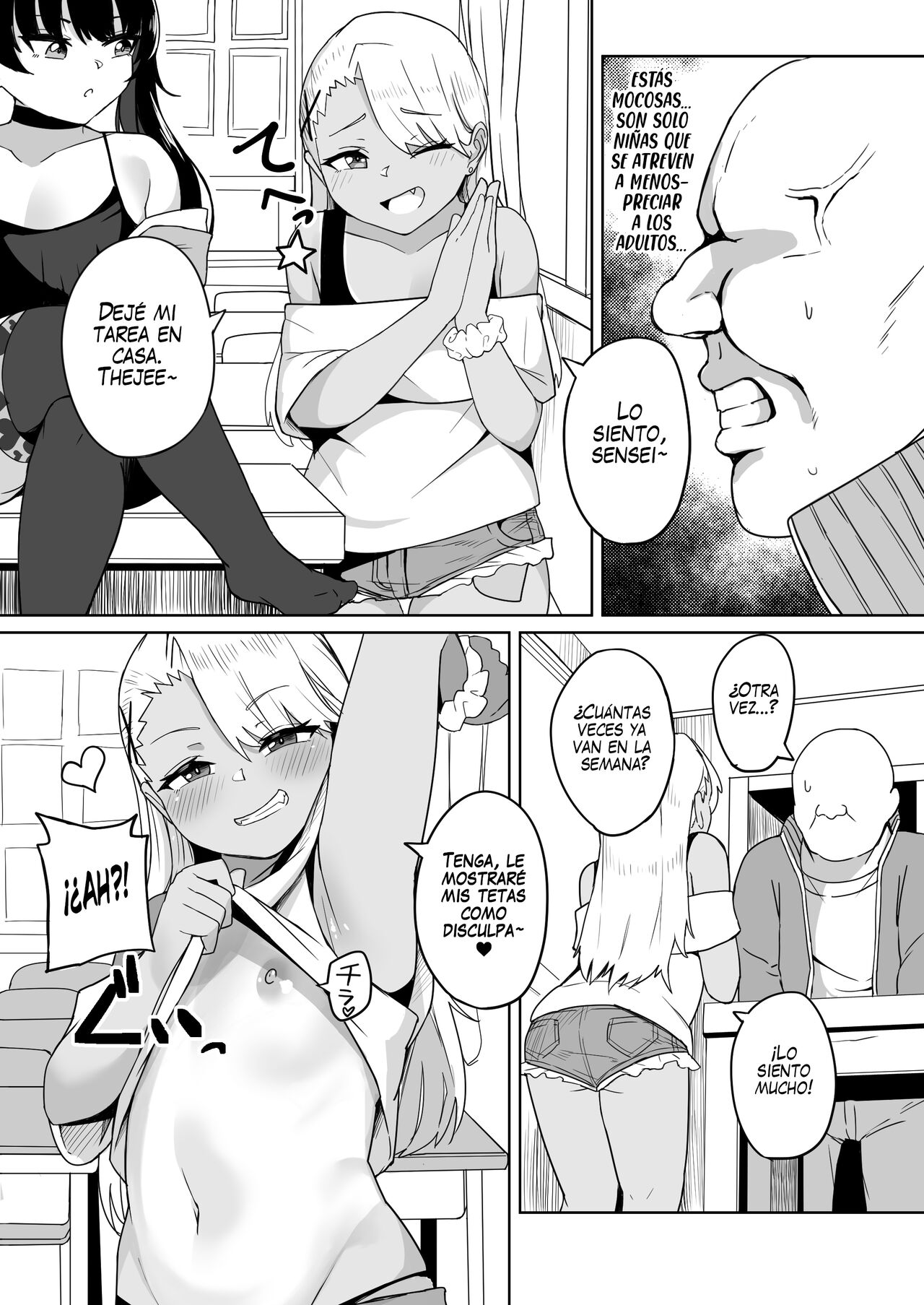 Mesugaki Gakkyuu Houkago Shidou | Orientación Extraescolar con una Clase de Niñas page 4 full