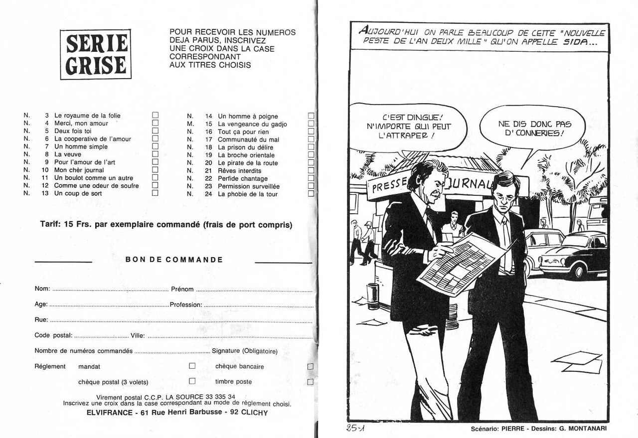Elvifrance Série Grise 25 Deux vie, un destin - La peur au ventre page 3 full
