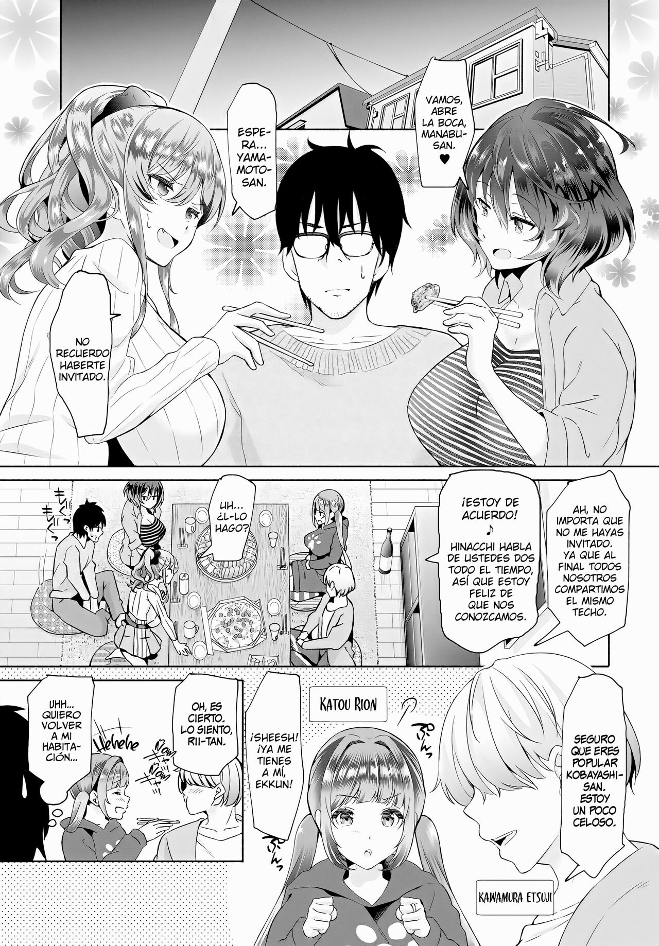 InCha na Ore ga Madougu o Tsukatte Share House de Harem o Tsukutte Mita. | ¡Mi sombrío yo, uso estos objetos mágicos para convertir mi casa compartida en un harén! Ch. 4 page 2 full