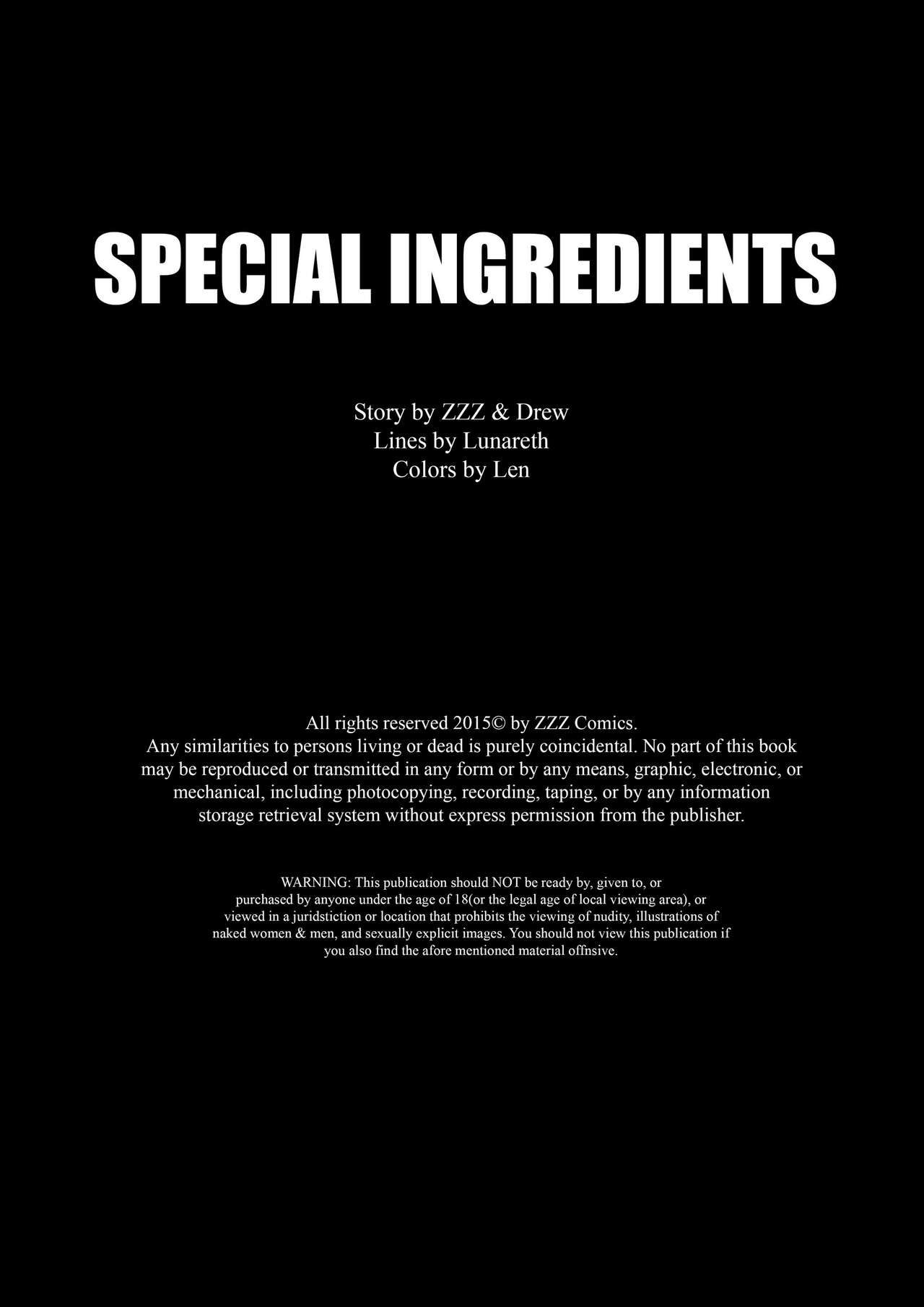 ZZZ Comics - Special Ingredients page 2 full