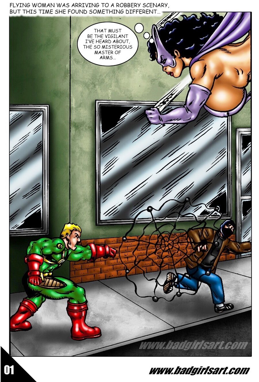 BadGirlsArt - Flying Woman 1 page 2 full