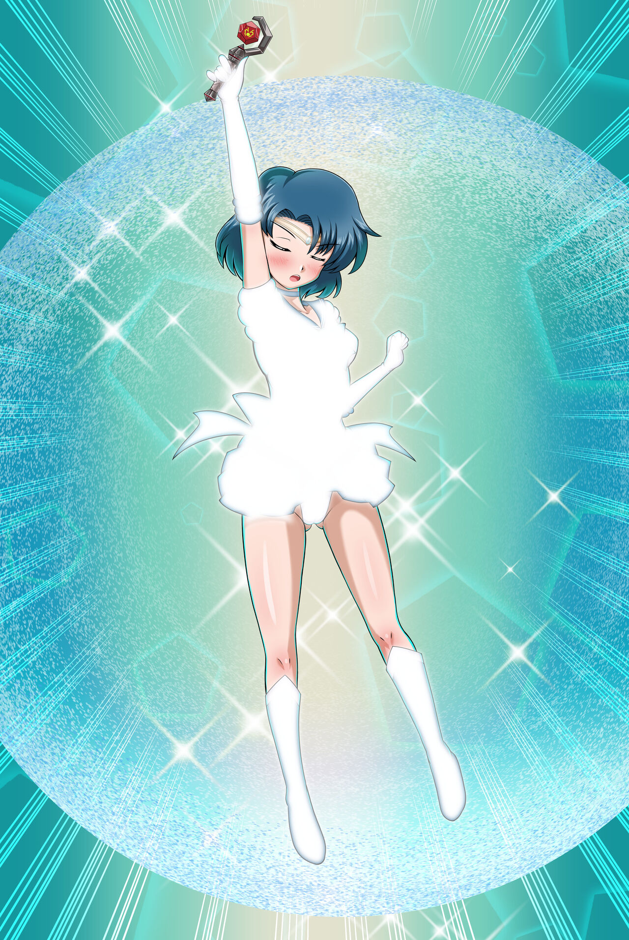 Sailor Mercury Transformation Is Corrupted Into Neuroi page 3 full