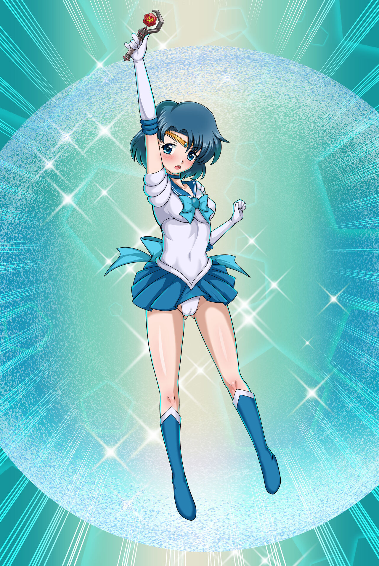 Sailor Mercury Transformation Is Corrupted Into Neuroi page 4 full