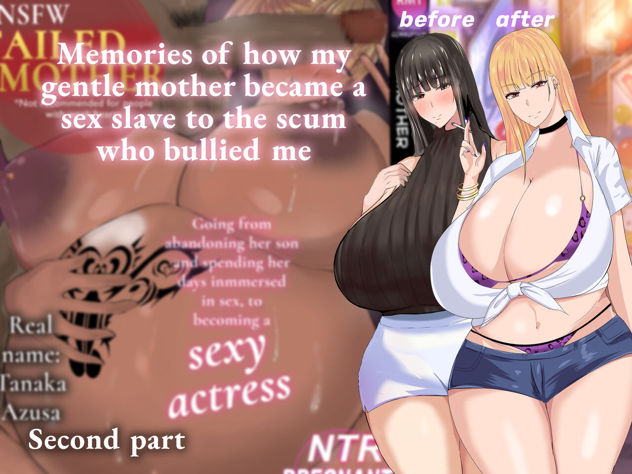 Yasashikatta Haha ga Boku o Ijimeteta Kuzu Otoko no Seidorei ni Naru made no Kioku Zenpen | Memories of how my gentle mother became a sex slave to the scum who bullied me - Second part page 1 full