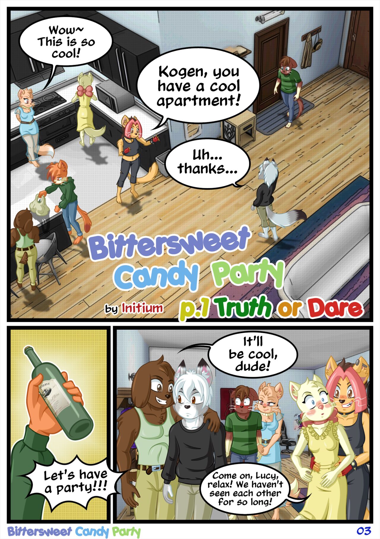 Bittersweet Candy Party - p.1 Truth or Dare page 3 full